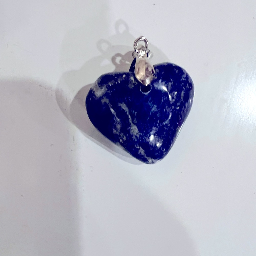 Lapis Heart Pendents